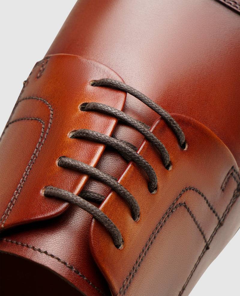 Shoepassion Handgefertigter Captoe Derby Damen-Lederschuh Henry Stevens Shoepassion