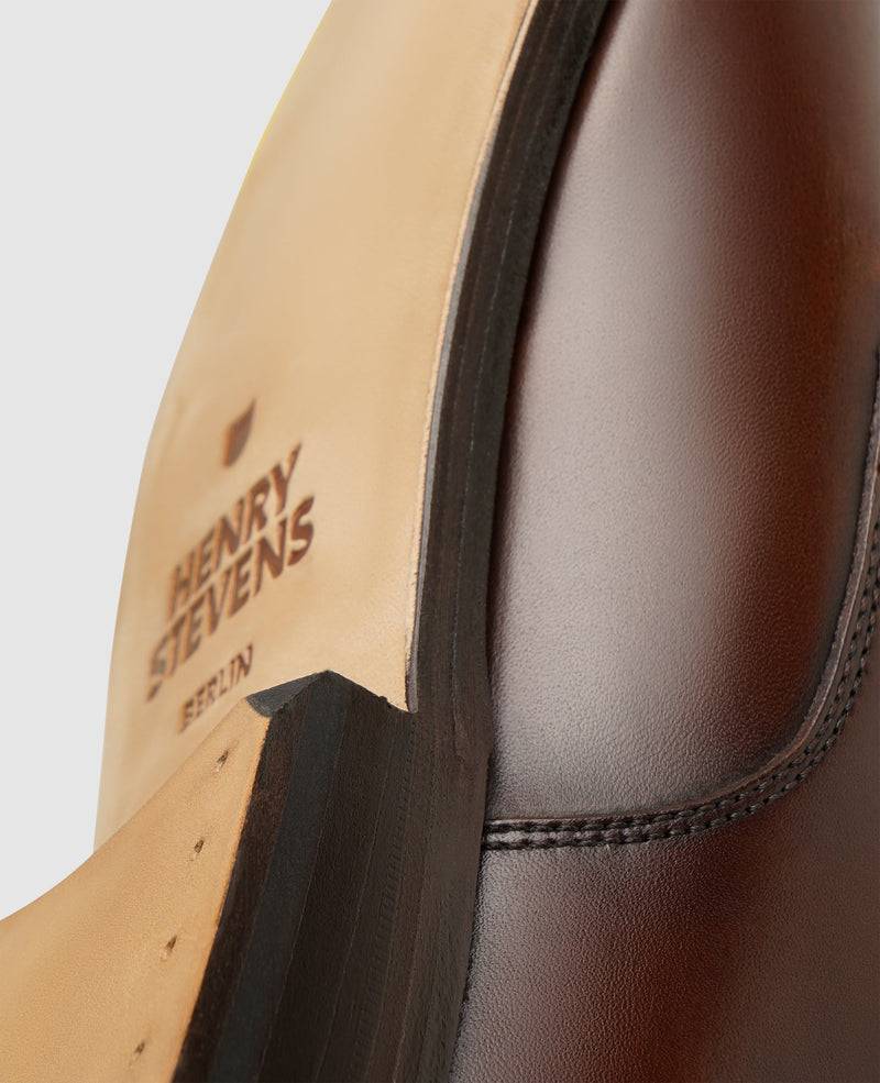 Shoepassion Handgefertigter Captoe Derby Damen-Lederschuh Henry Stevens Shoepassion