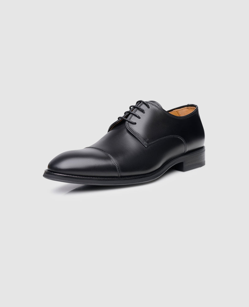 Shoepassion Handgefertigter Captoe Derby Herrenschuh Comfort Line Shoepassion