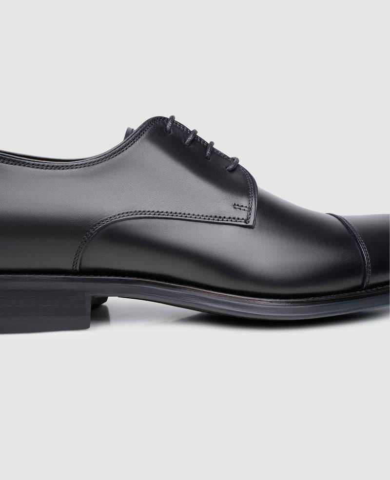 Shoepassion Handgefertigter Captoe Derby Herrenschuh Comfort Line Shoepassion