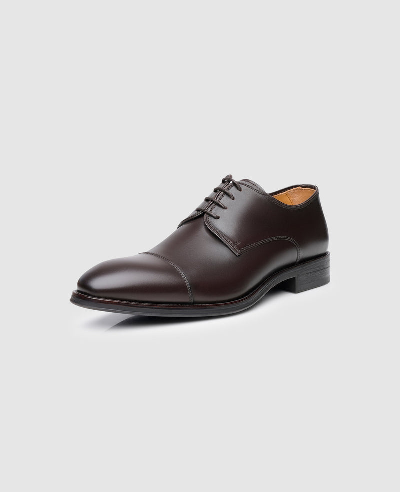 Shoepassion Handgefertigter Captoe Derby Herrenschuh Comfort Line Shoepassion