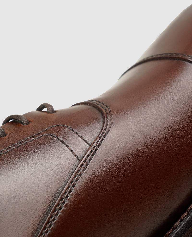 Shoepassion Handgefertigter Captoe Oxford Damen-Lederschuh Henry Stevens Shoepassion