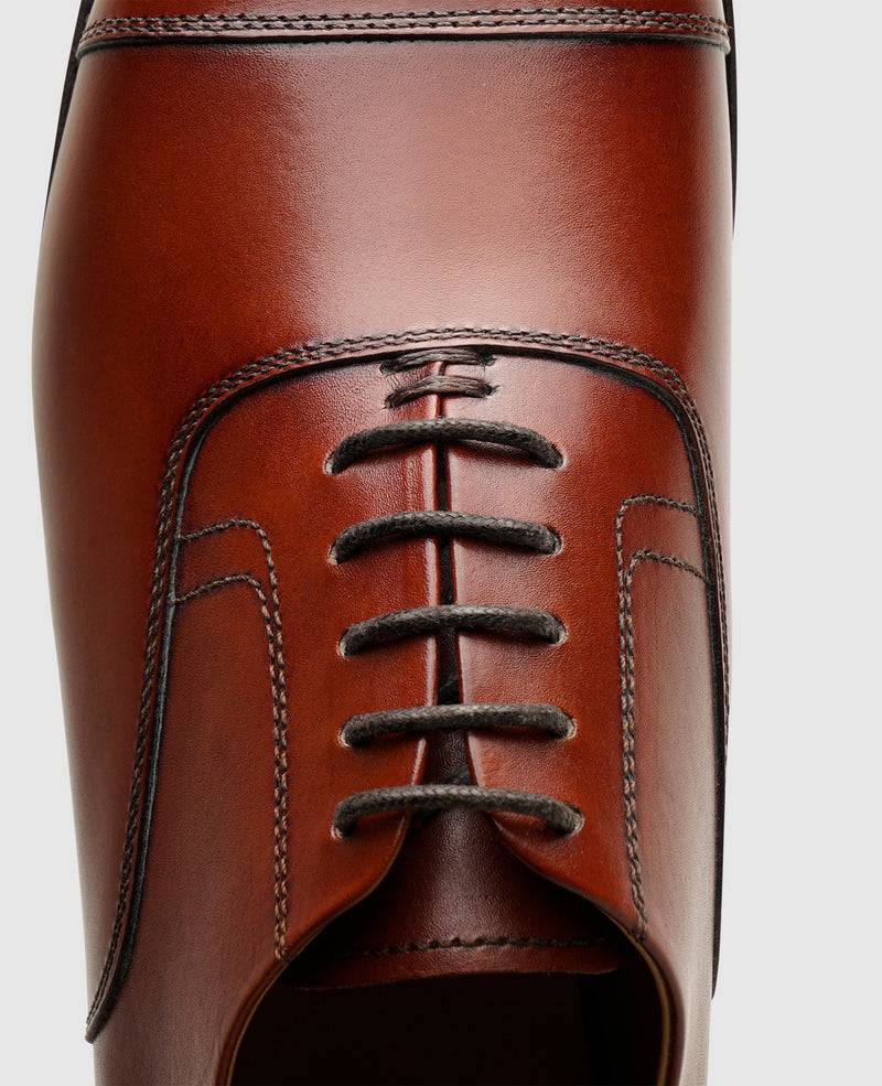 Shoepassion Handgefertigter Captoe Oxford Damen-Lederschuh Henry Stevens Shoepassion