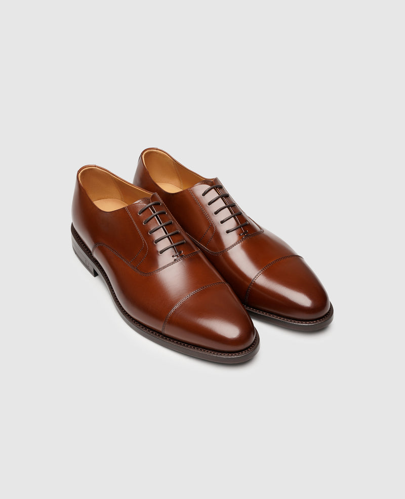 Shoepassion Handgefertigter Captoe Oxford Herrenschuh Henry Stevens Shoepassion
