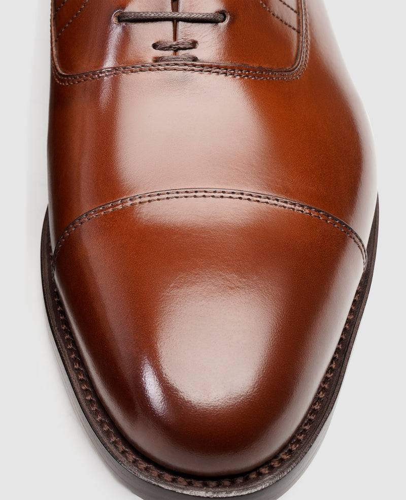 Shoepassion Handgefertigter Captoe Oxford Herrenschuh Henry Stevens Shoepassion
