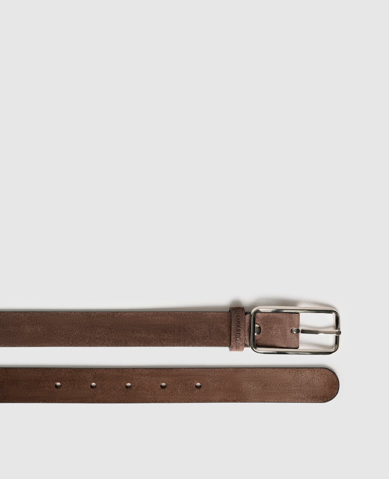 Shoepassion Handgefertigter Damengürtel Aus Geschmeidigem Velours Henry Stevens Shoepassion