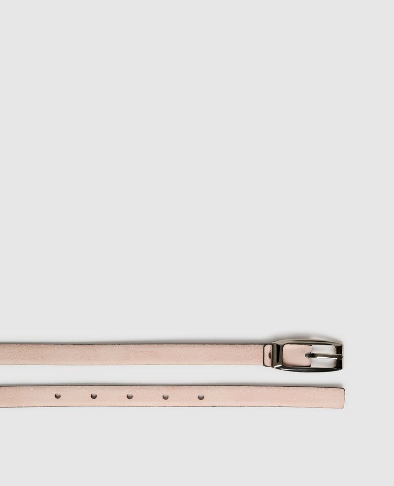 Shoepassion Handgefertigter Damengürtel Aus Weichem Velours Henry Stevens Shoepassion