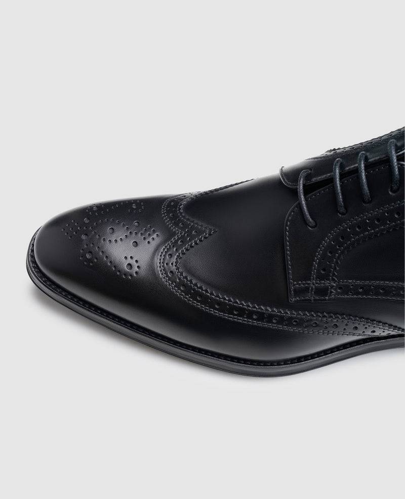 Shoepassion Handgefertigter Full-Brogue Derby Herrenschuh Comfort Line Shoepassion