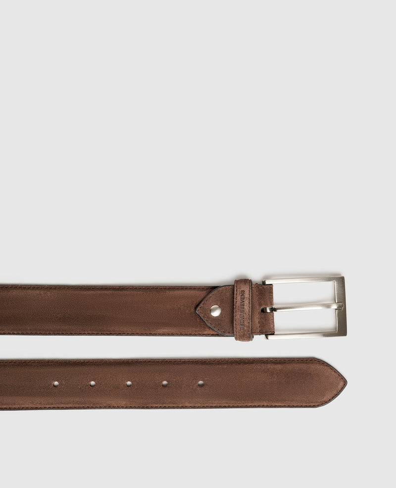 Shoepassion Handgefertigter Herrengürtel Aus Rauleder Henry Stevens Shoepassion