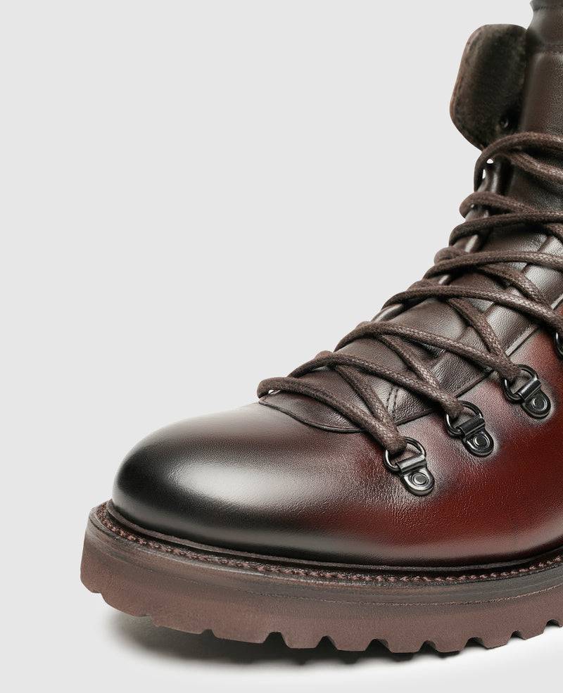 Shoepassion Handgefertigter Herrenstiefel Im Bergsteiger-Look Henry Stevens Shoepassion