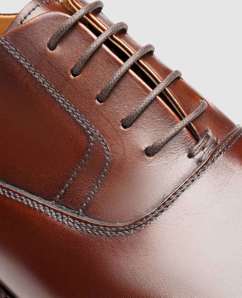 Shoepassion Handgefertigter Oxford Herrenschuh Mit Patina Henry Stevens Shoepassion