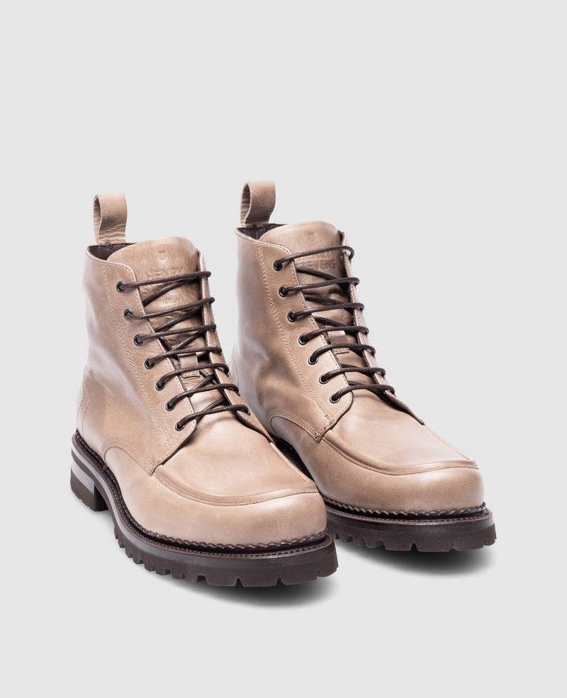 Shoepassion Harry NB Herren-Norweger-Stiefel In Beige Shoepassion