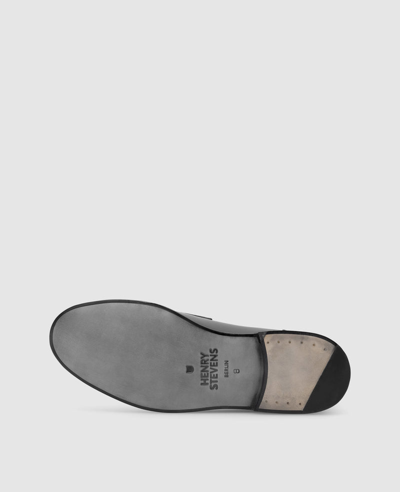 Shoepassion Haywood-PL Loafer In Black - Henry Stevens Shoepassion