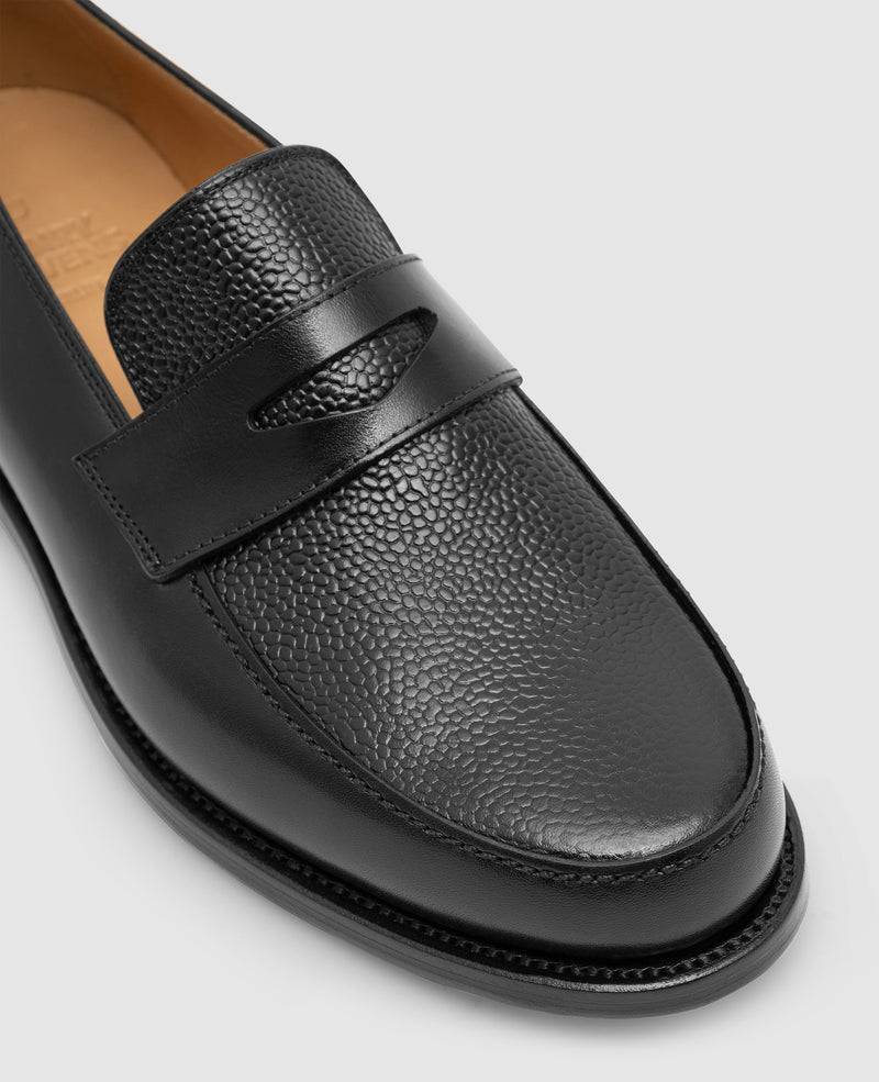 Shoepassion Haywood-PL Loafer In Black - Henry Stevens Shoepassion