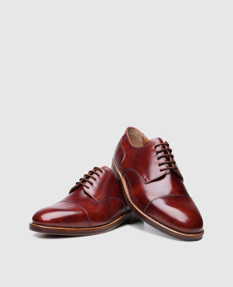 Shoepassion Heinrich Dinkelacker Captoe Derby Aus Toscana Calf Shoepassion