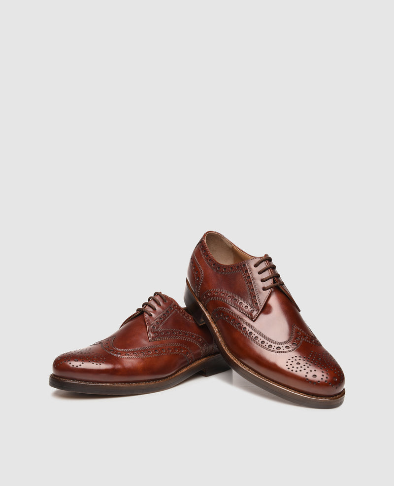 Shoepassion Heinrich Dinkelacker | Einzigartiger Full-Brogue Derby Aus Toscana Calf Shoepassion