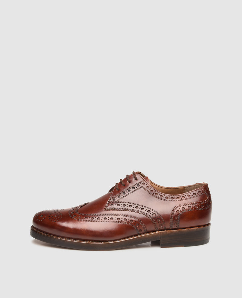 Shoepassion Heinrich Dinkelacker | Einzigartiger Full-Brogue Derby aus Toscana Calf Shoepassion