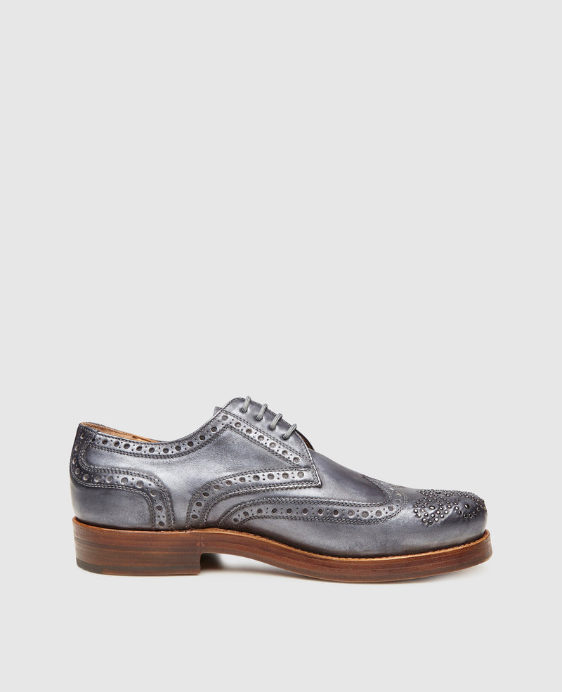 Shoepassion Heinrich Dinkelacker Goodyear-welted Derby With Metal-stud Detailing Shoepassion