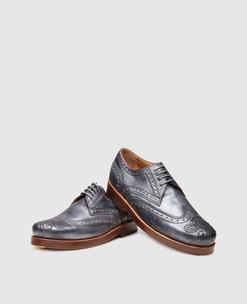 Shoepassion Heinrich Dinkelacker Goodyear-welted Derby With Metal-stud Detailing Shoepassion