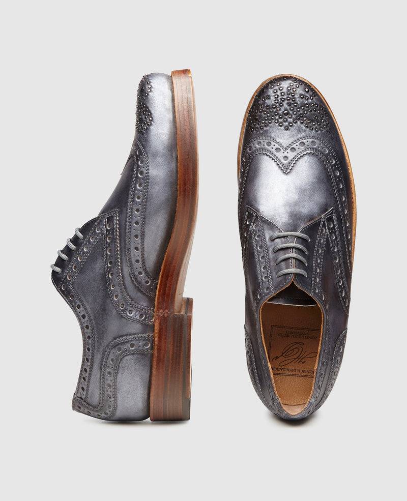 Shoepassion Heinrich Dinkelacker Goodyear-welted Derby With Metal-stud Detailing Shoepassion