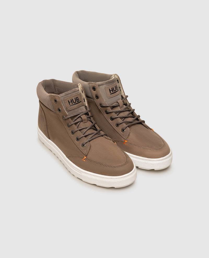 Shoepassion Herren High-Top Sneaker Aus Rauleder HUB Bei Shoepassion