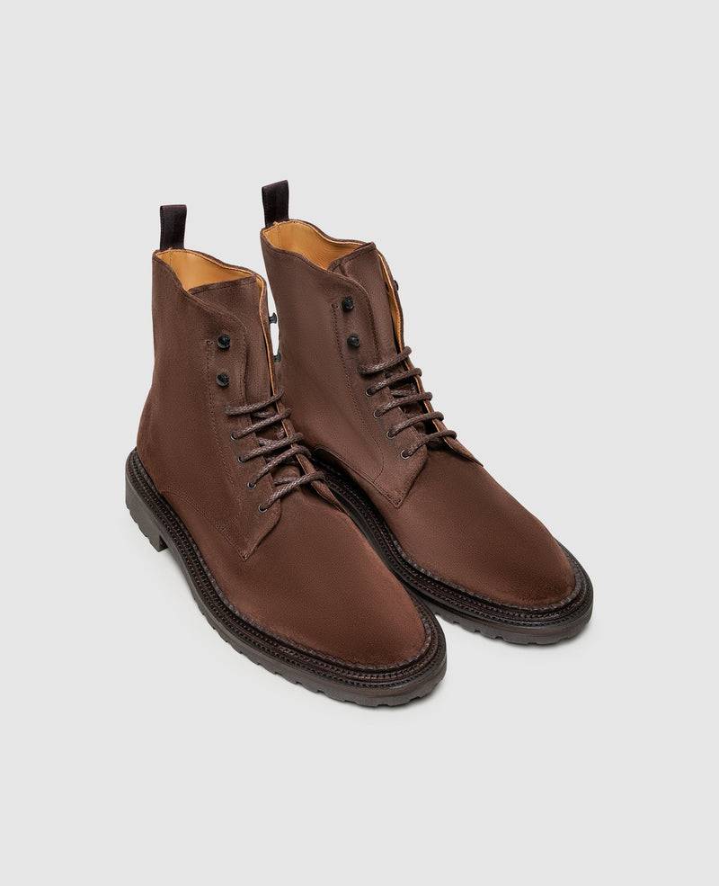 Shoepassion Herren-Schnürboots Mit Triple Welt & Rauleder Henry Stevens Shoepassion