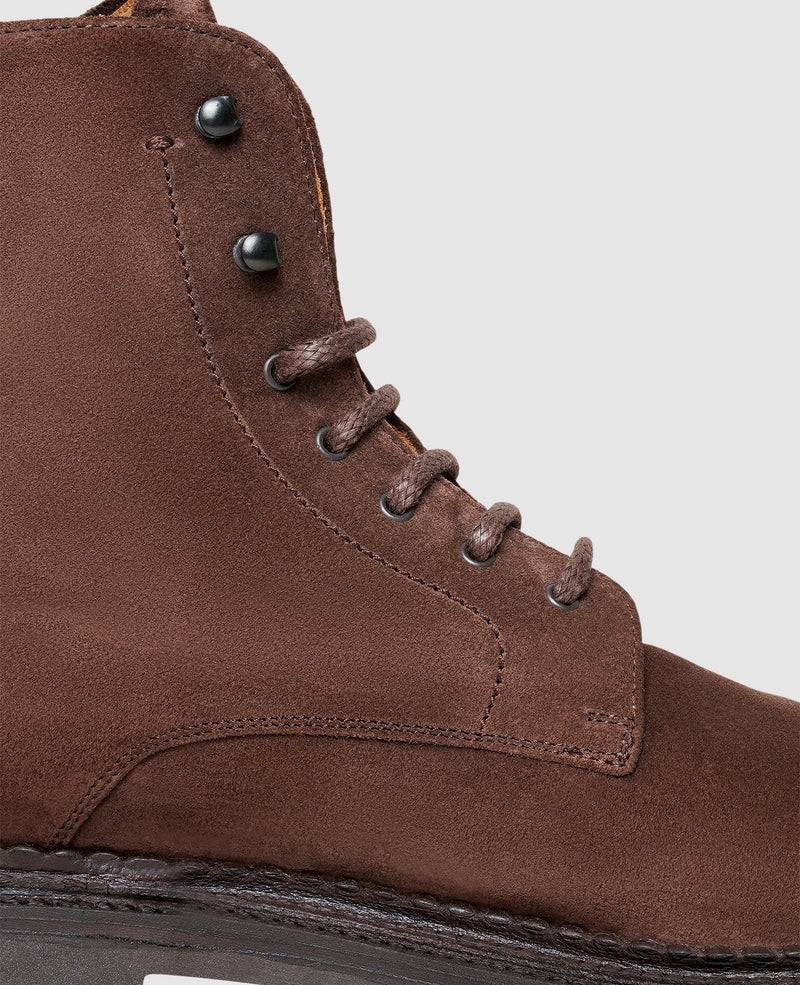 Shoepassion Herren-Schnürboots Mit Triple Welt & Rauleder Henry Stevens Shoepassion