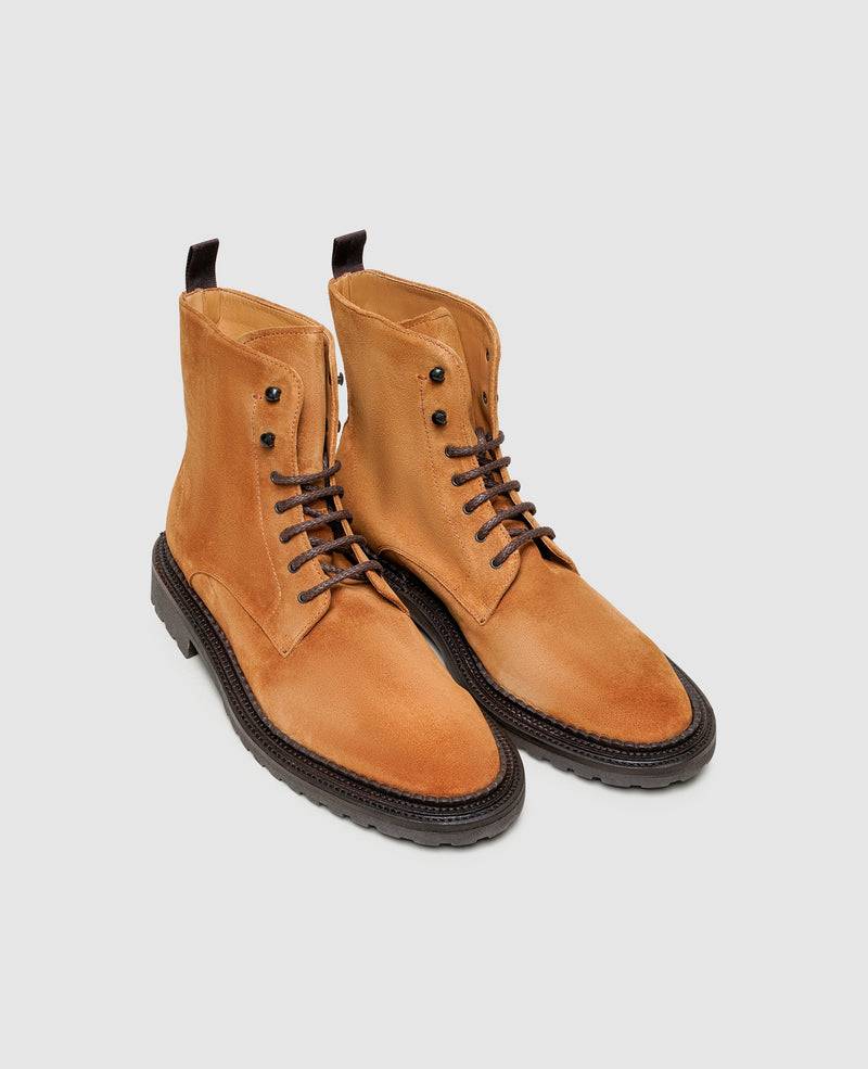 Shoepassion Herren-Schnürboots Mit Triple Welt & Rauleder Henry Stevens Shoepassion