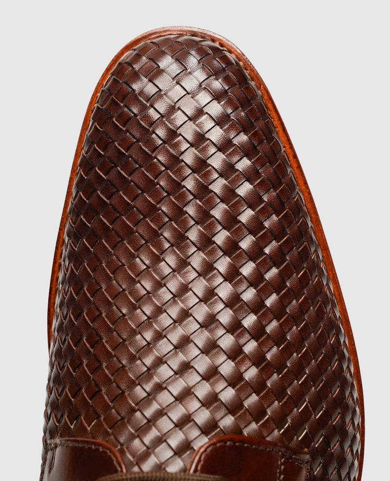 Shoepassion Herren-Schnürschuhe Mit Flecht-Leder Heinrich Dinkelacker Shoepassion