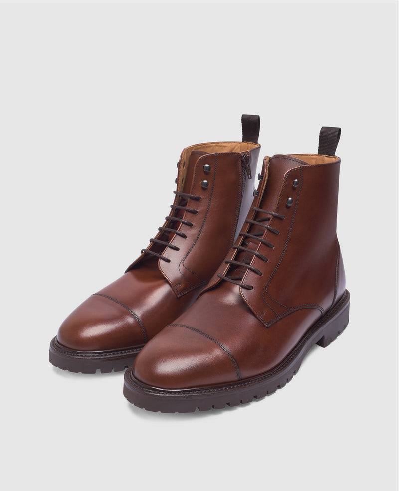 Shoepassion Jones CDB3 Derby Boot In Mittelbraun - Henry Stevens Shoepassion
