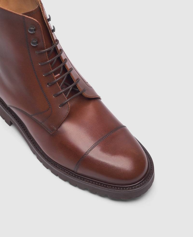 Shoepassion Jones CDB3 Derby Boot In Mittelbraun - Henry Stevens Shoepassion