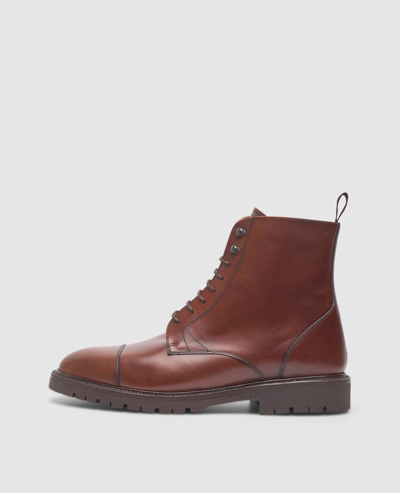 Shoepassion Jones CDB3 Derby Boot in Mittelbraun - Henry Stevens Shoepassion