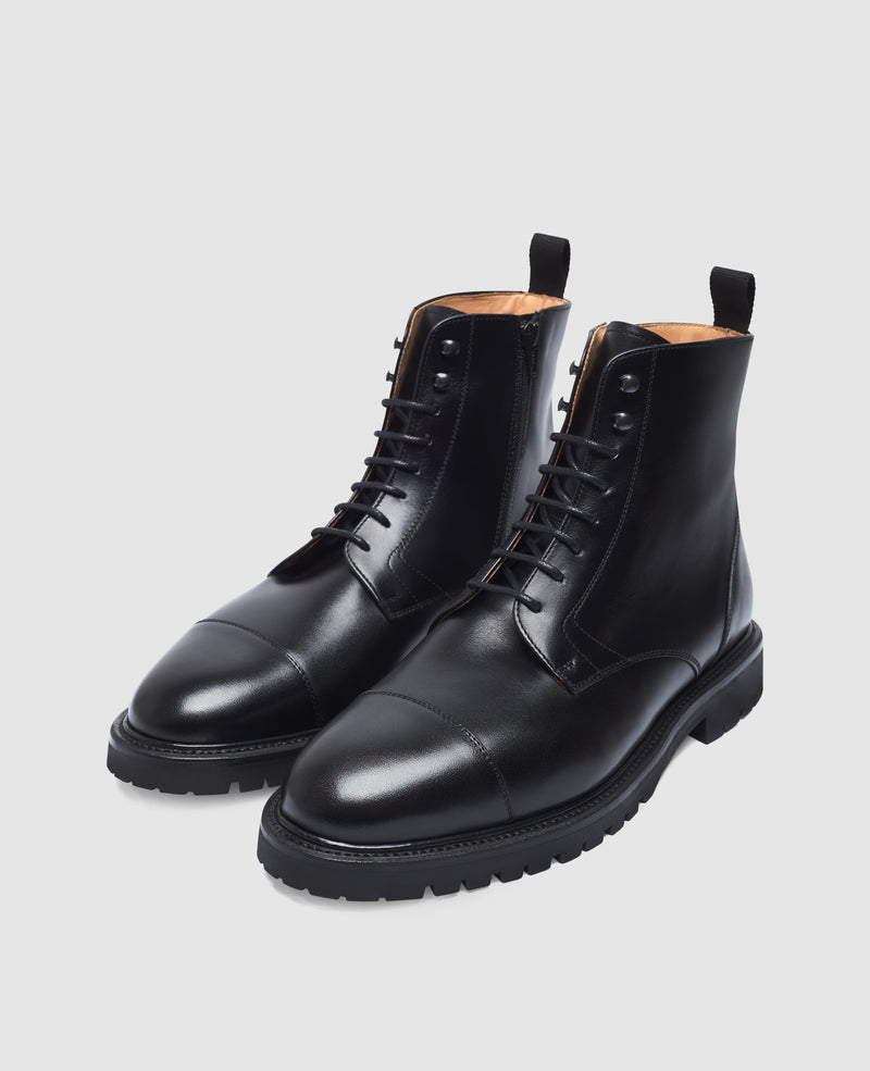 Shoepassion Jones CDB3 Derby Boot In Schwarz - Henry Stevens Shoepassion