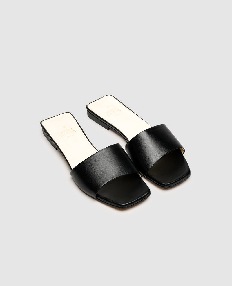 Shoepassion Karree-Sandale Aus Glattleder Für Damen Henry Stevens Shoepassion