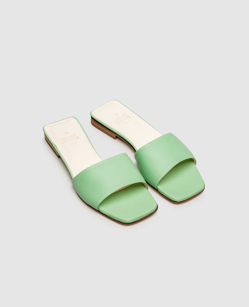 Shoepassion Karree-Sandale Aus Glattleder Für Damen Henry Stevens Shoepassion