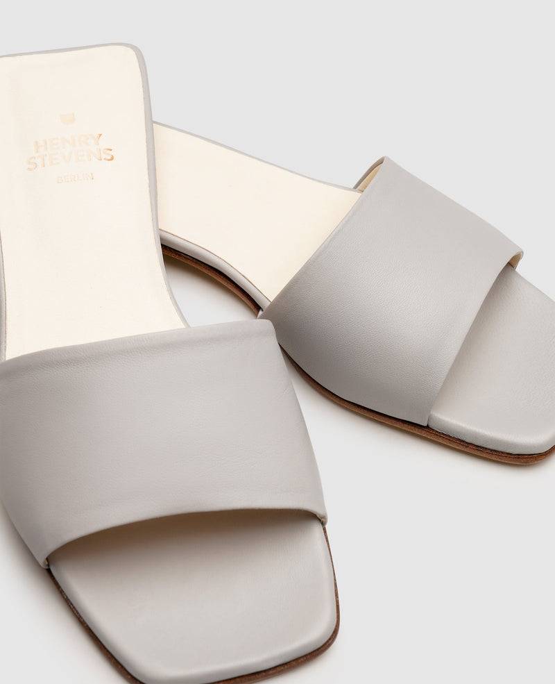 Shoepassion Karree-Sandale Aus Glattleder Für Damen Henry Stevens Shoepassion