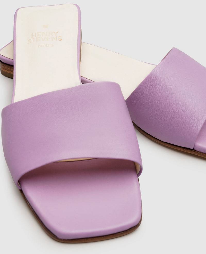 Shoepassion Karree-Sandale Aus Glattleder Für Damen Henry Stevens Shoepassion