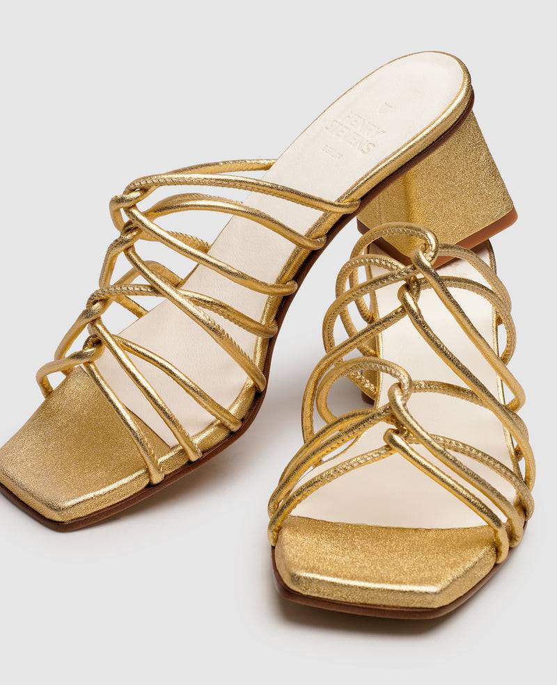 Shoepassion Karree-Sandale Mit Riemchen Für Damen Henry Stevens Shoepassion