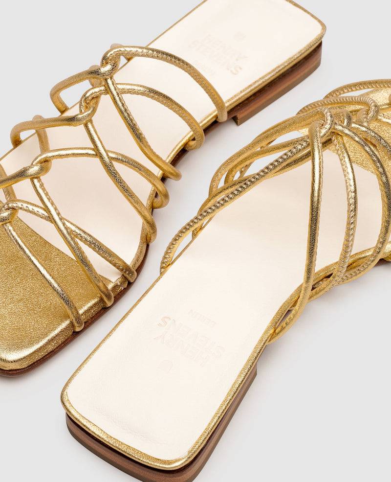 Shoepassion Karree-Sandale Mit Riemchen Für Damen Henry Stevens Shoepassion