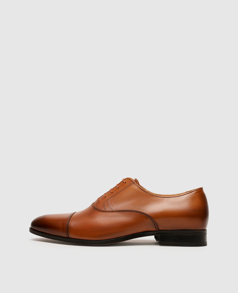Shoepassion Klassische Captoe Oxford Herrenschuhe aus edlem Glattleder Shoepassion