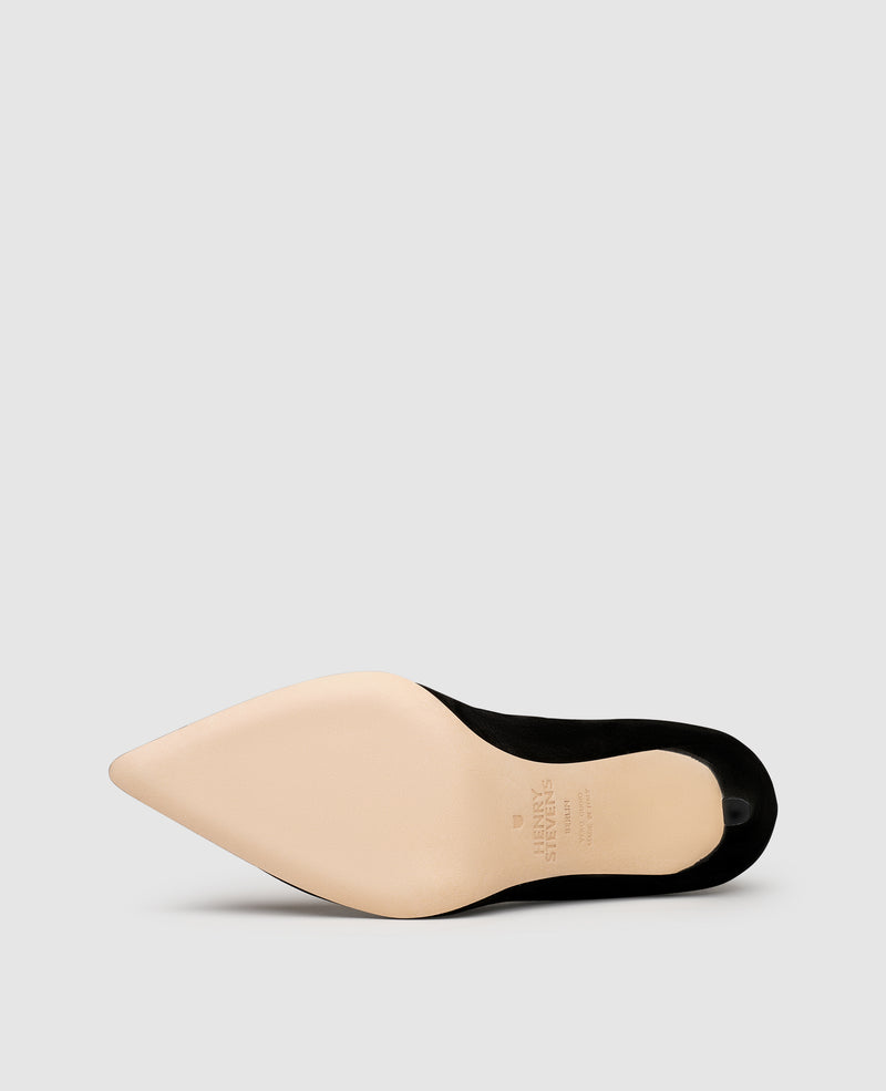 Shoepassion Klassische Damen-Pumps Aus Samtigem Ziegenleder| Henry Stevens Shoepassion