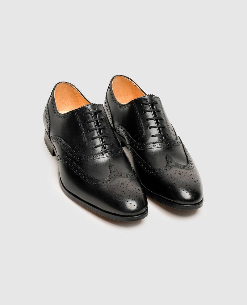Shoepassion Klassische Full-Brogue Oxford Herrenschuhe Aus Glattleder Shoepassion