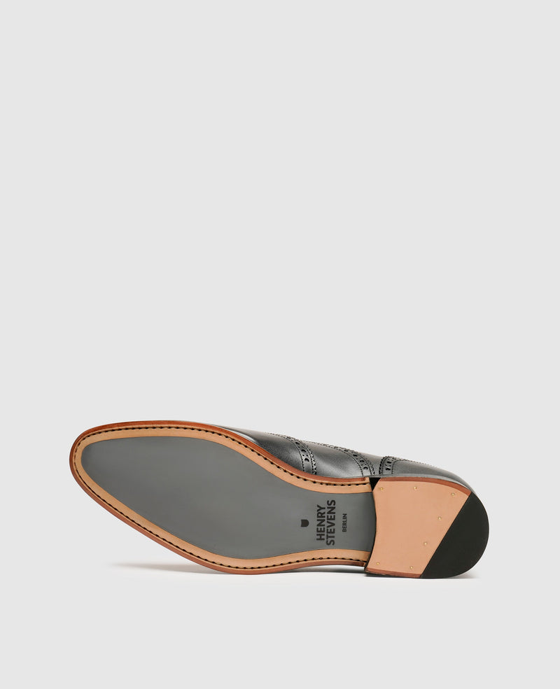 Shoepassion Klassische Full-Brogue Oxford Herrenschuhe Aus Glattleder Shoepassion