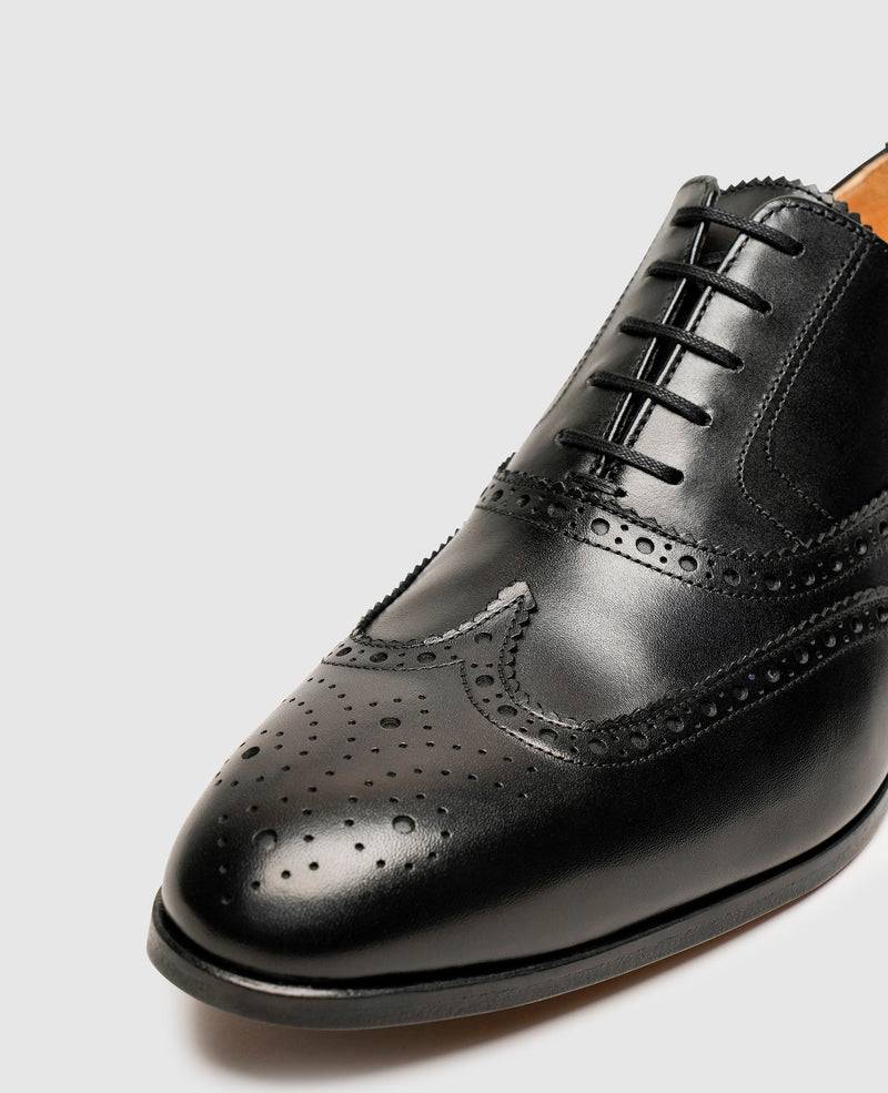 Shoepassion Klassische Full-Brogue Oxford Herrenschuhe Aus Glattleder Shoepassion