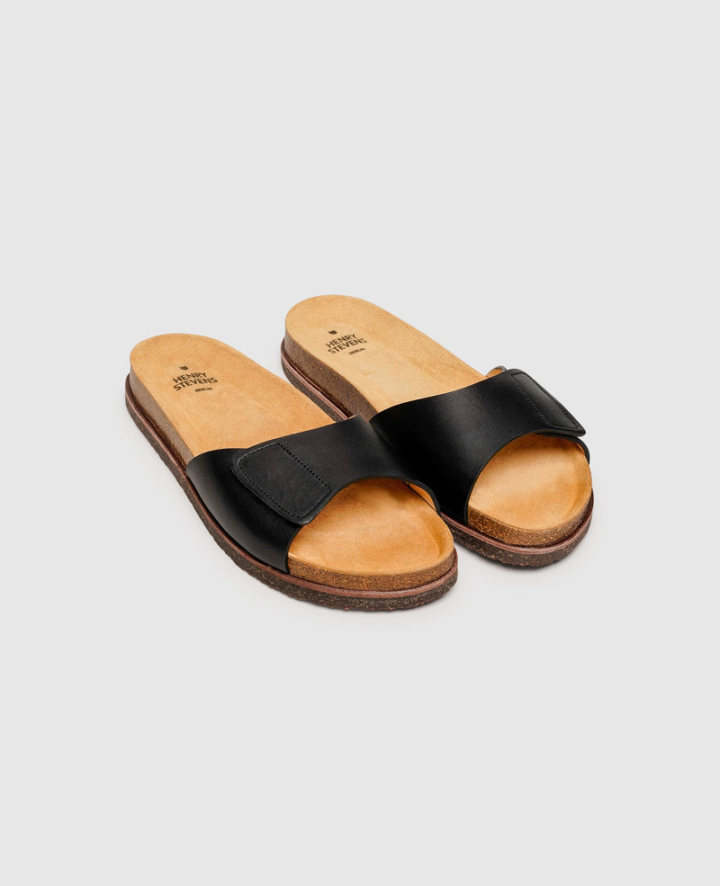 Shoepassion Kork-Pantolette Für Damen Mit Breitem Riemen Henry Stevens Shoepassion