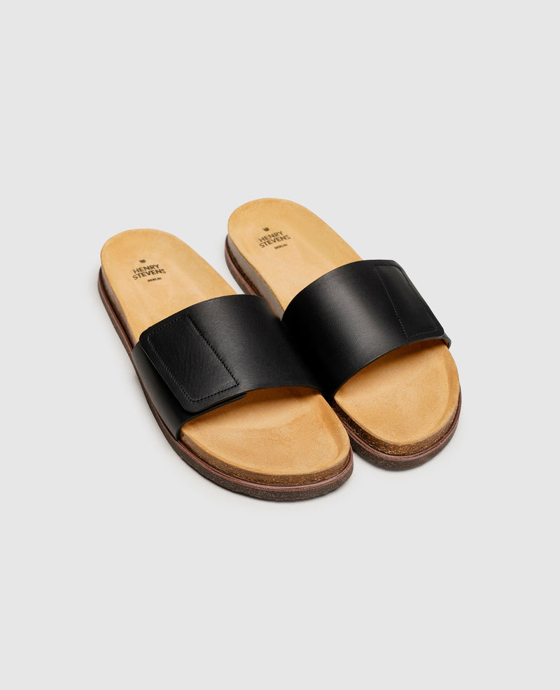 Shoepassion Kork-Pantolette Für Herren Mit Breitem Riemen Henry Stevens Shoepassion