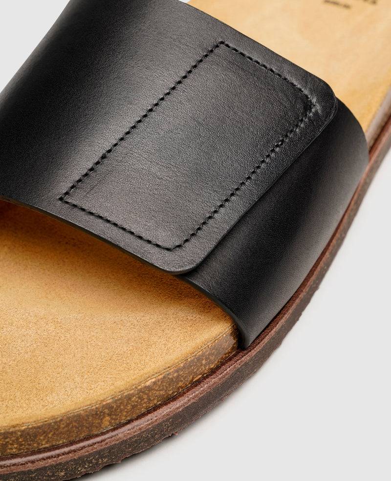 Shoepassion Kork-Pantolette Für Herren Mit Breitem Riemen Henry Stevens Shoepassion