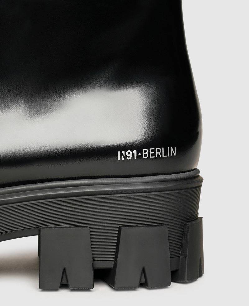 Shoepassion Leder-Schnürstiefelette Mit Plateausohle Für Damen N91 Shoepassion