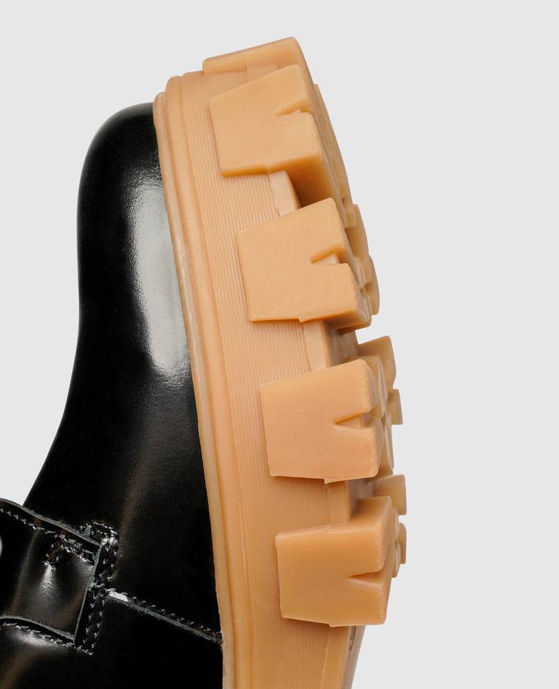 Shoepassion Leder-Schnürstiefelette Mit Plateausohle Für Damen N91 Shoepassion