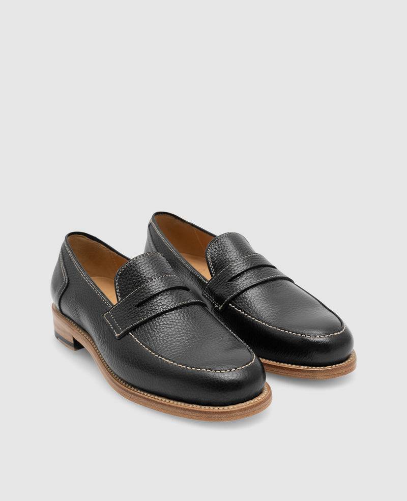 Shoepassion Lee-PL Loafer In Black - Henry Stevens Shoepassion